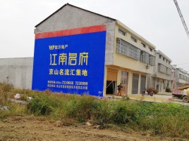 西平农村墙体广告在不同形式上面展现的不同特色