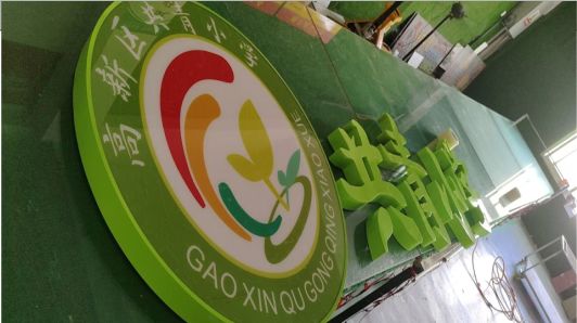 西平常见的发光字类型