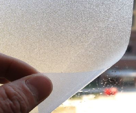 西平玻璃门外面粘广告用什么材料好？